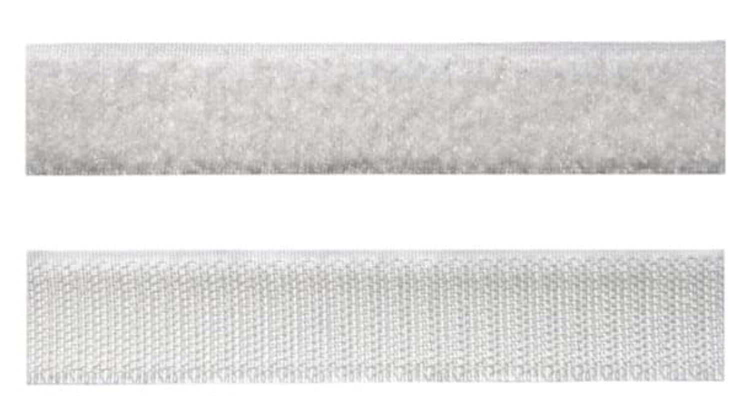 GGR Supplies Convenient and Strong- Sets of Hook and Loop Nylon Fastener Strips with Heavy-Duty Adhesive Backing for Damage-Free Mounting in Home or Office. (White, 3/4 inch X 4 inch- 15 Sets)