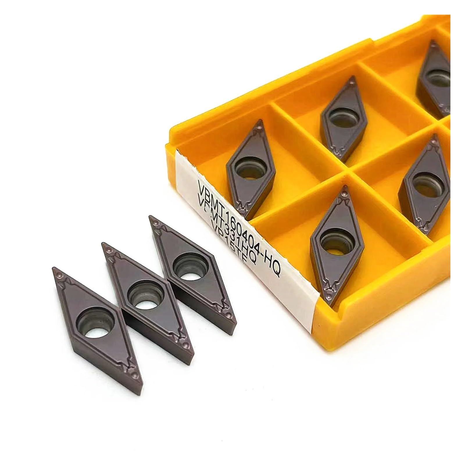 10 szt. płytek węglikowych VBMT160404 VP15TF VBMT160408 VP15TF CNC tokarki do metalu narzędzia tokarskie VBMT160404 VP15TF(VBMT160404 HQ VP15TF)