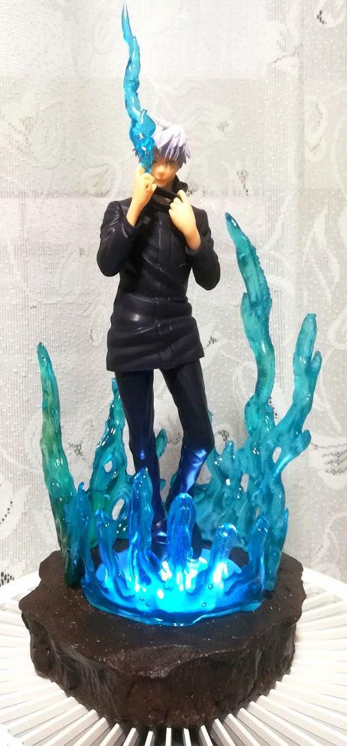 呪術廻戦、五条悟、フルリペイント、ジオラマエフェクト台座付き、元箱無し Amazon.co.jp: 呪術廻戦 五条悟 フィギュア エフェクト台座