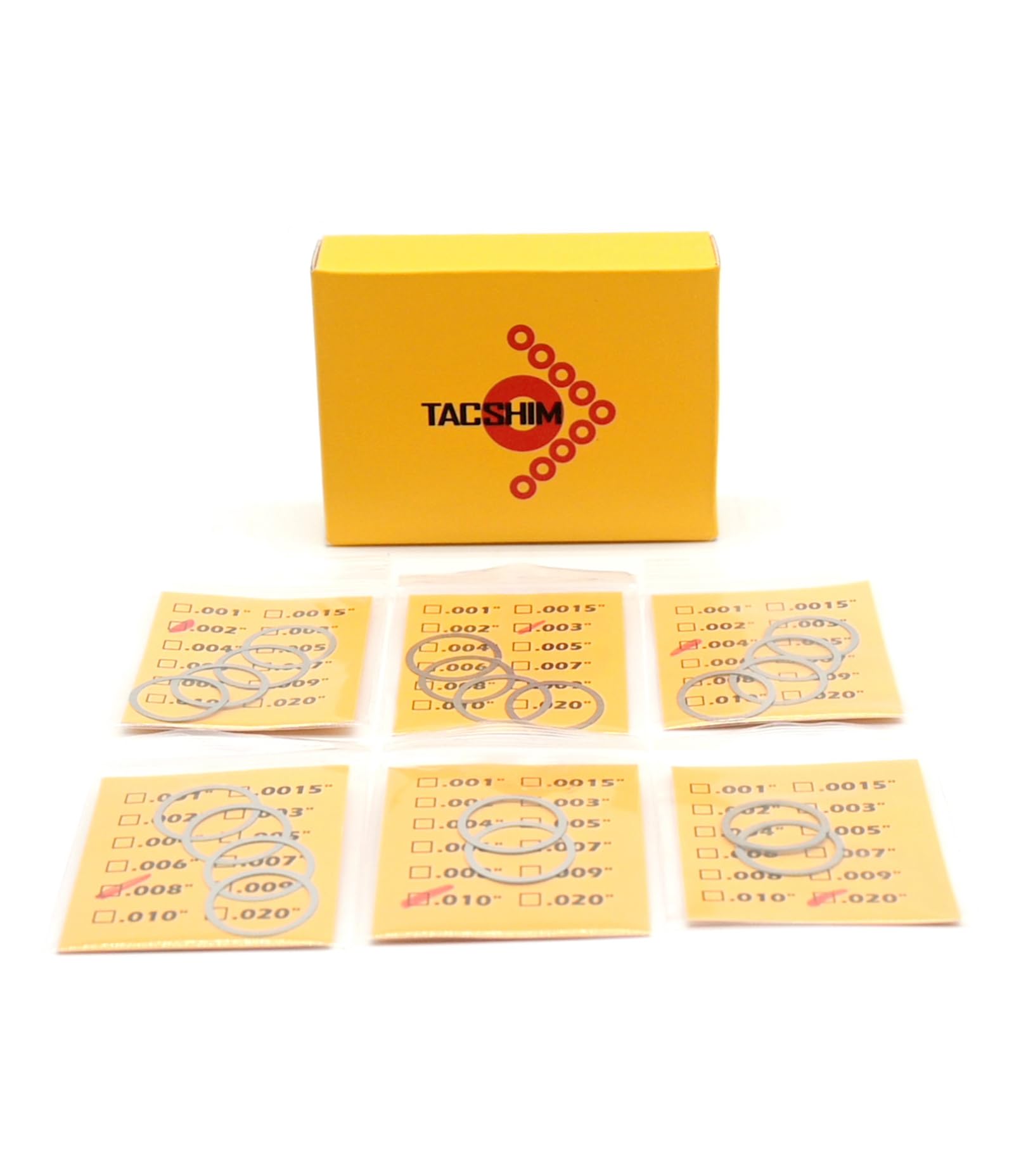 Lot de 20 cales à barillet 5/8 x 24 pour calage et alignement de frein de bouche 308 7.62 300BLK .30 Calibre