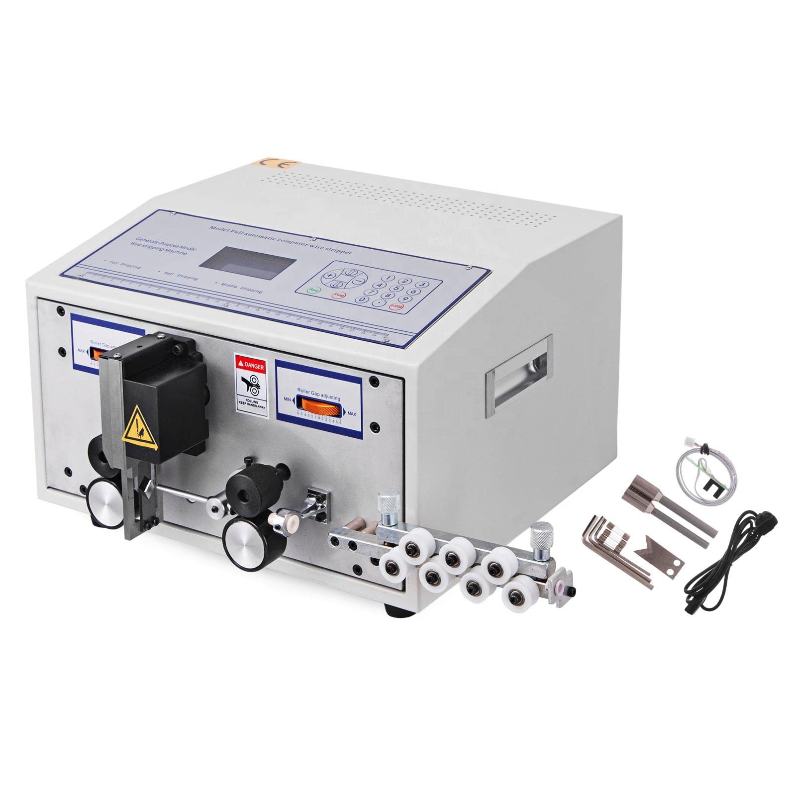 Fully Automatic Computer Wire Stripping and Peeling Machine with 0.1-4.5mm² Stripping Knife and 1-9999mm Cutting Length Wire Stripper
