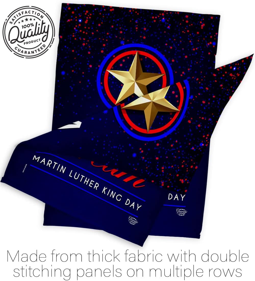 Have a Dream Garden Flag Black History Martin Luther King MLK Civil Right Stars United State American House Decoration Banner Small Yard Gift Double-Sided, Made in USA
