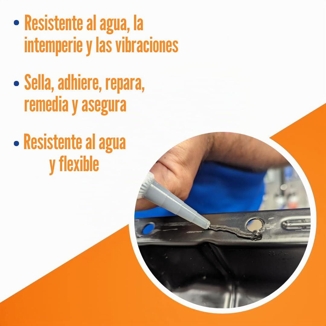 Permatex 81158 Sellador adhesivo de silicona negra, sellador adhesivo multiusos, se puede aplicar a una variedad de superficies, uso interior y exterior, 1 x 85 g