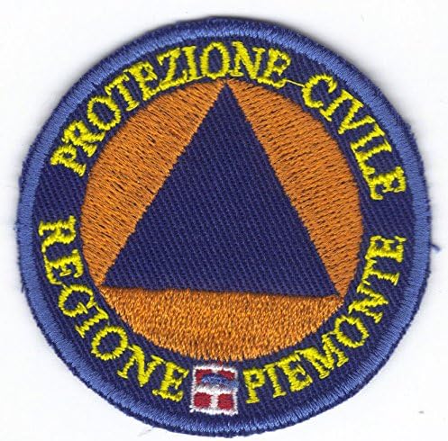 Patch Ricamata Protezione Civile Puglia - Toppa Termoadesiva 9cm, Ricamo Ufficiale - Foto 7