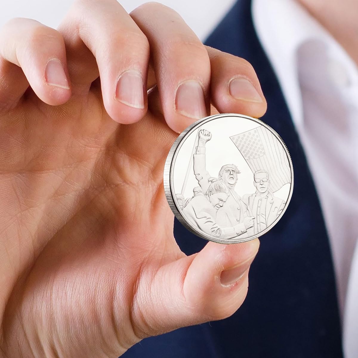 Amazon.co.jp: ドナルド・トランプコイン 2024 シューティング