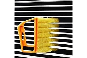 Blue Handheld Mini Blinds Cleaner: Home Air Filter That Removes Allergens