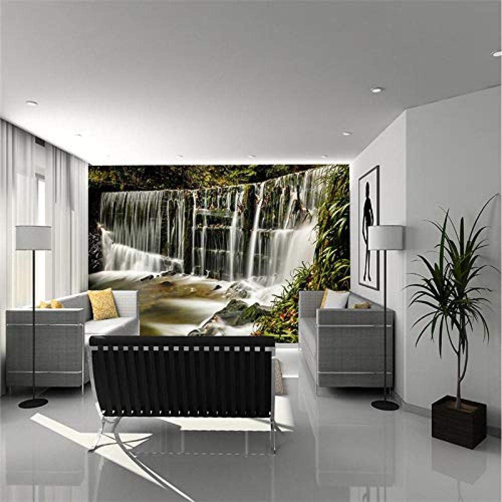 Decoración para el hogar Fondo fotográfico Fotografía autoadhesiva Caídas Habitación de hotel Baño Arte de pared gr papel pintado pared dormitorio de estar sala de estar fondo No tejido-350cm×256cm