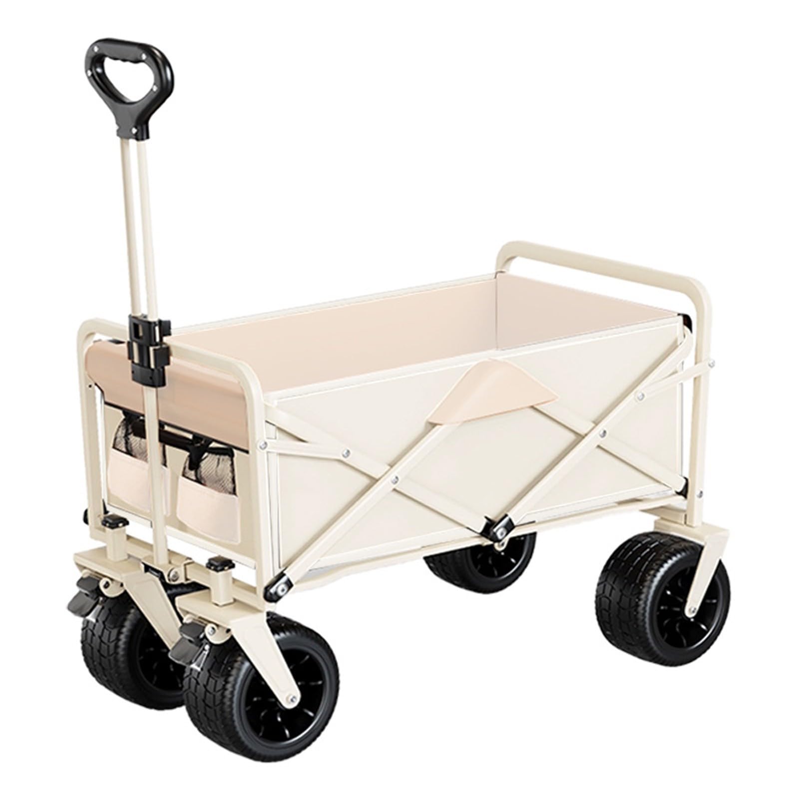 festival trolley， Heavy Duty Camping Wagon, Foldable Shopping Trolley(B)
