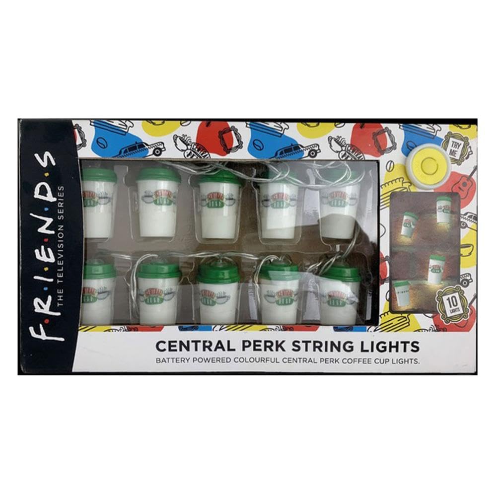 Blue Sky Studios Central Perk Coffee Mug Fairy Lights