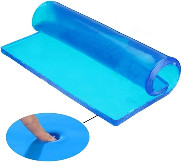 LisylineAuto Motorcycle Seat Gel Pad Seat Cushion Shock Absorption Mats Reduce Fatigue Comfortable Soft Gel Pad Cool DIY Seat Pad Motorcycle Seat Foam Car Office Chair Seat Cushion (25 x 22 x 1cm)