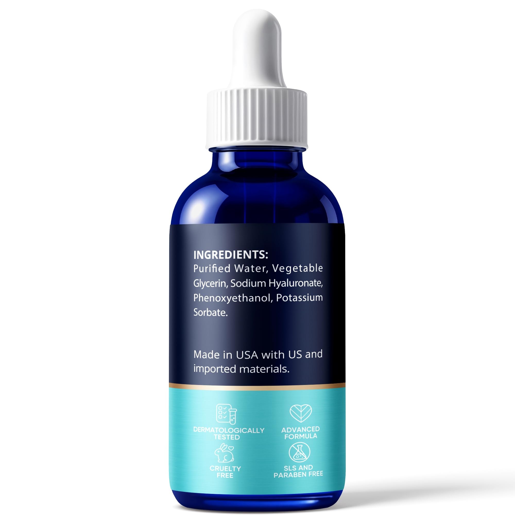Siero viso (58 g) per pelle e labbra: siero idratante per tutti i tipi di pelle, senza parabeni né profumo.