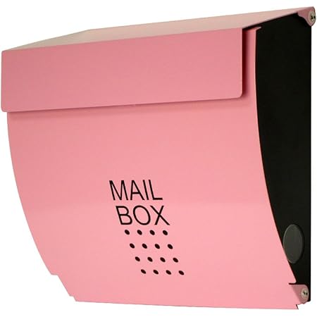 Amazon 郵便ポスト メールボックス 壁掛け マグネット付き インテリアポスト Europeanシリーズ5003マグネットピンク 郵便受け メールボックス