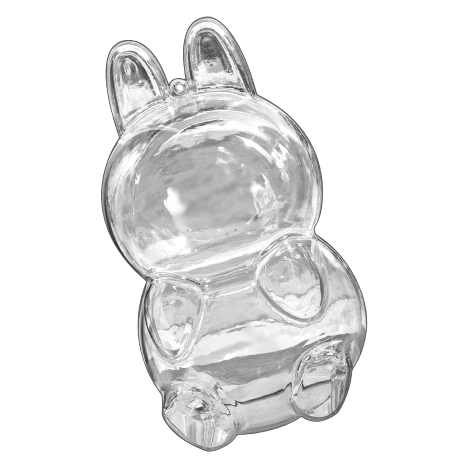 OSNIYAW Clear Figure Display Case with Chain Doll Protective Covers for Plush Toy Figures Dustproof Clear Figure Display Plush Doll Protective