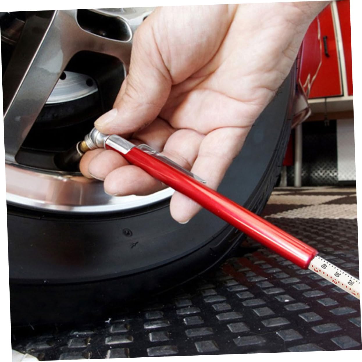 2pcs Mechanical Pencil 10-120 Psi Tire Pressure Gauge for Cars