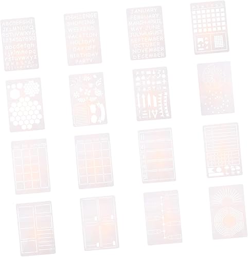 EXCEART Plantillas para álbumes de recortes reutilizables para álbumes de recortes