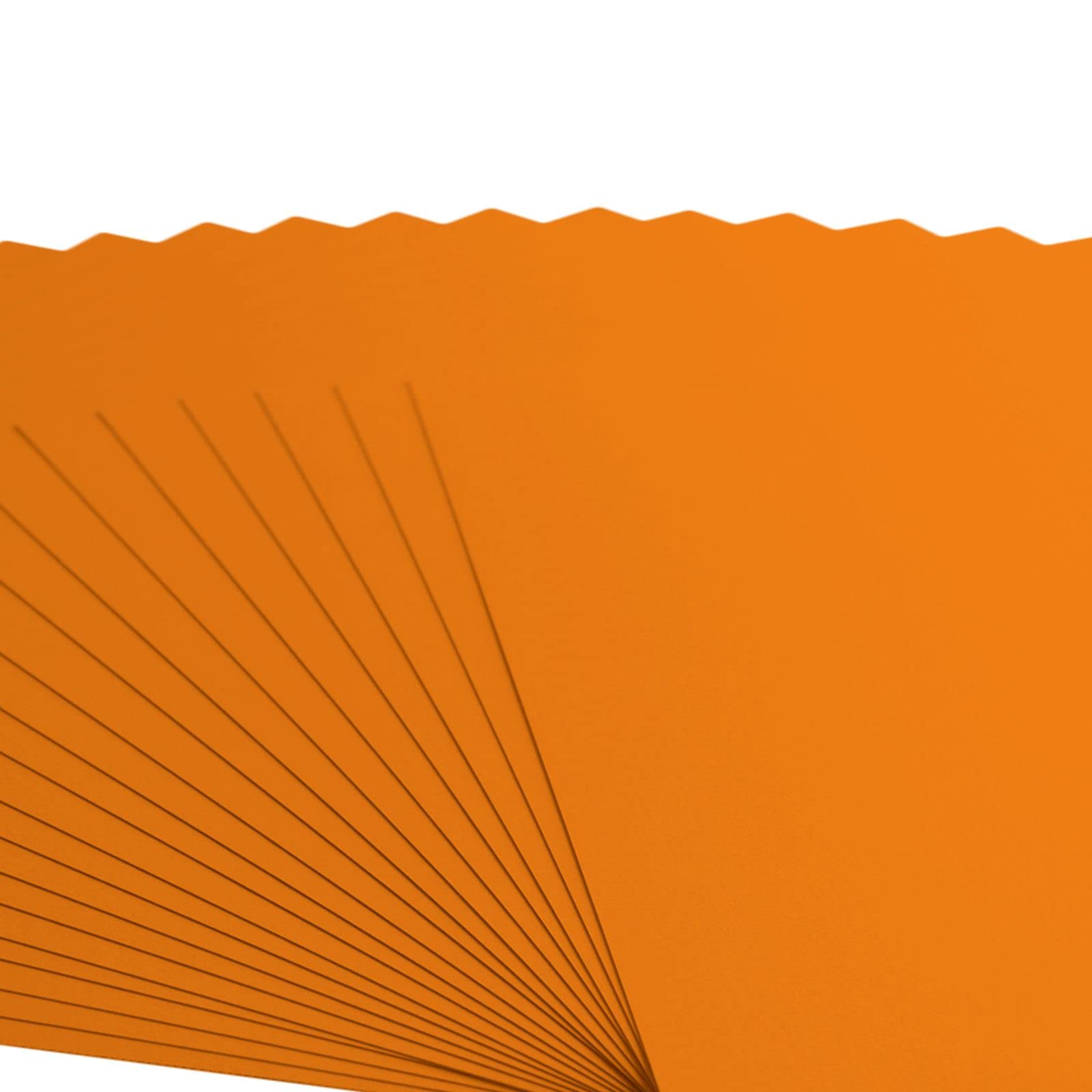 Papier Cartonné Florence - 20 Feuilles Orange Mandarin 30,5x30,5 Cm - 216 G/m² Pour Scrapbooking, Cartes - 11