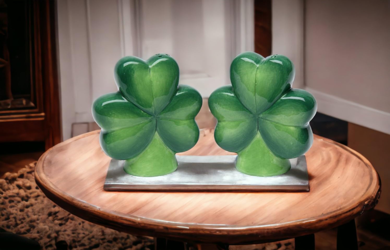 Amazon.com: MHC Fine Ceramic Clover Leaves Shamrock Salt and