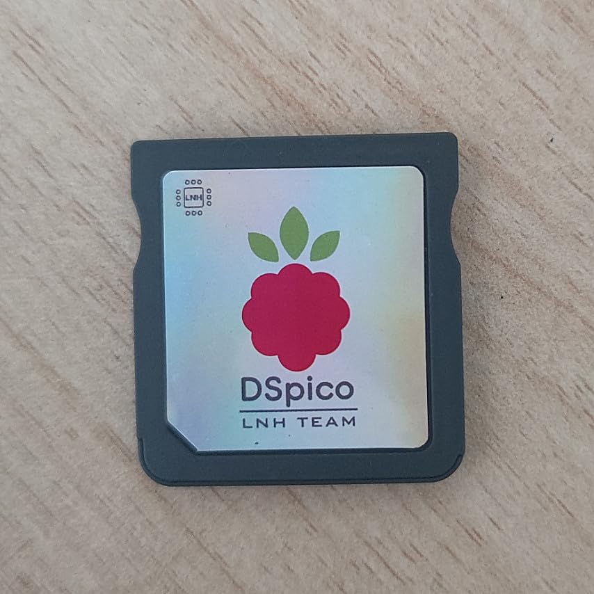 LNH DSpico ds flash cart, 3DS Flash Card, works on 3DS v11.17 and 2DS and DSi and DS Lite and DS to play NDS games,GBA games, some DSi games, RP2040 MCU Powered