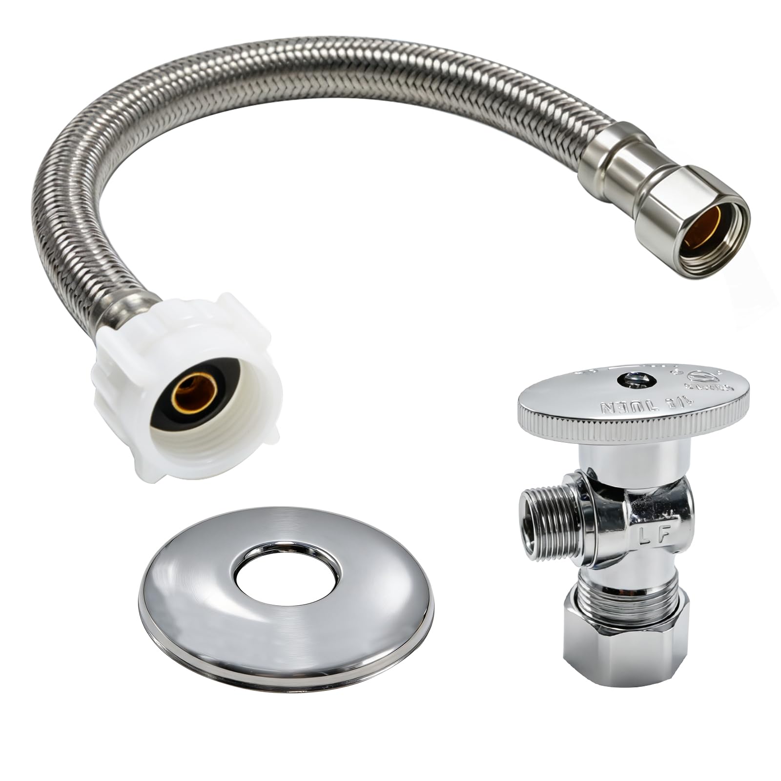 TT FLEX Toilet Supply Line Kit - 12" -10