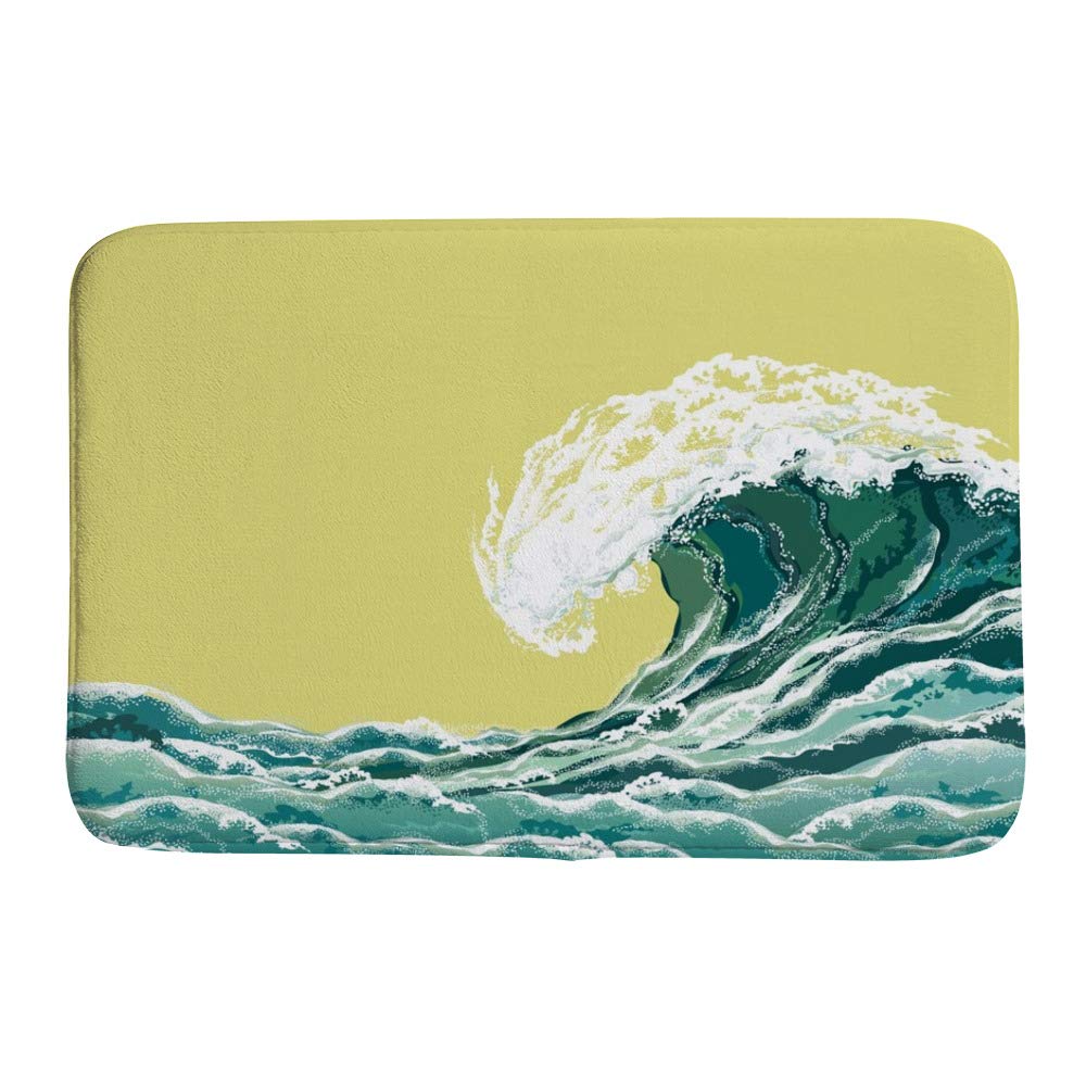 Alfombrilla de baño de terciopelo coral vintage para decorar tu hogar con un estilo oriental