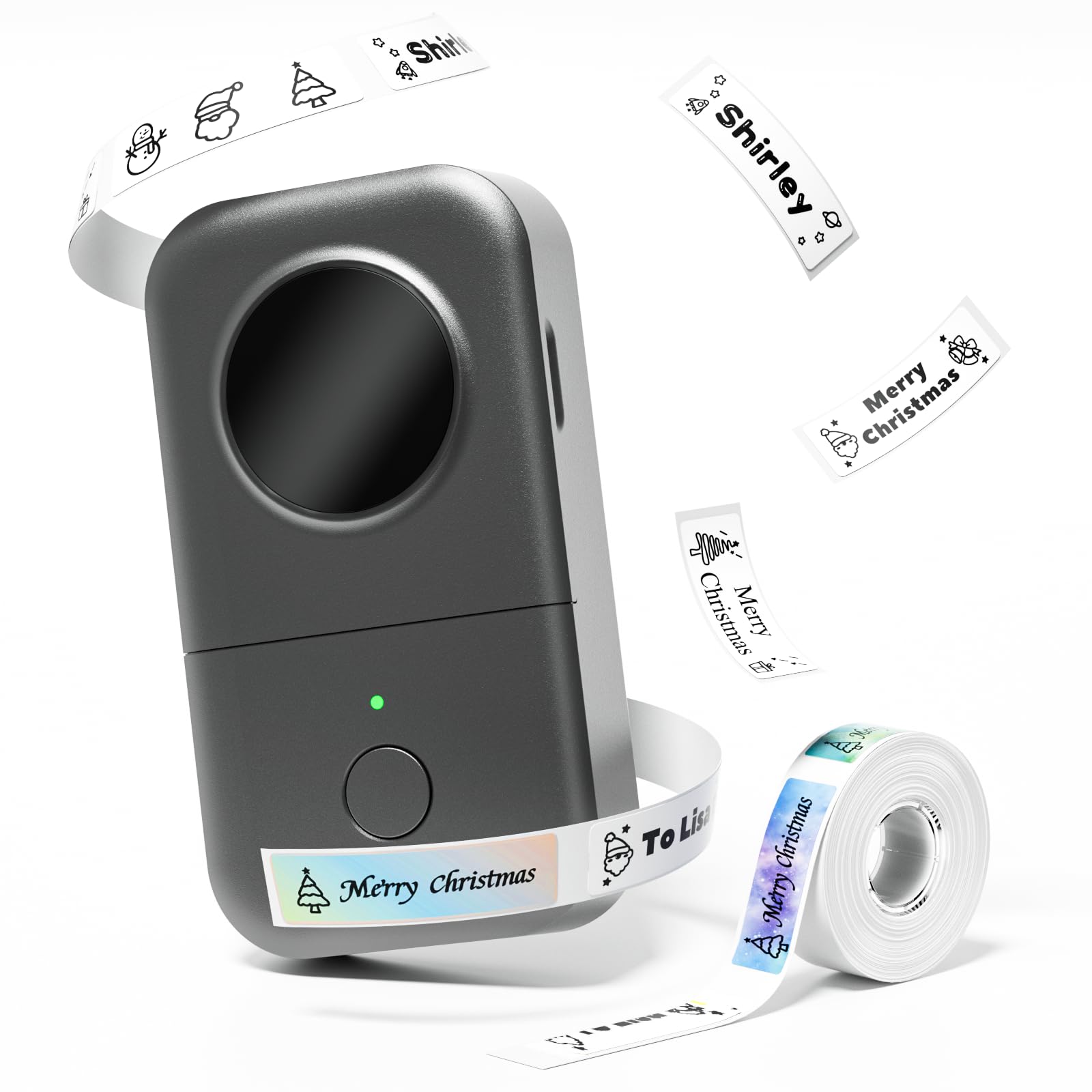 Phomemo Label Maker D30 Bluetooth Label Maker,Mini Label Printer,Gray — image 1