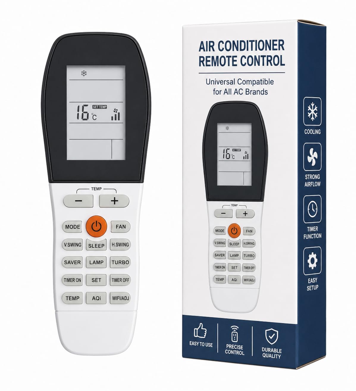 LUCRE Remote Compatible for Voltas Ac Remote Control Window | Split Model AC-248, WiFi/Adj Function-picture-28
