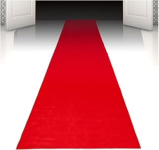 Boland 44167 - Tapis rouge, 450 x 60 cm, Décoration, Carnaval, Fête à thème, VIP, Mariage, Halloween