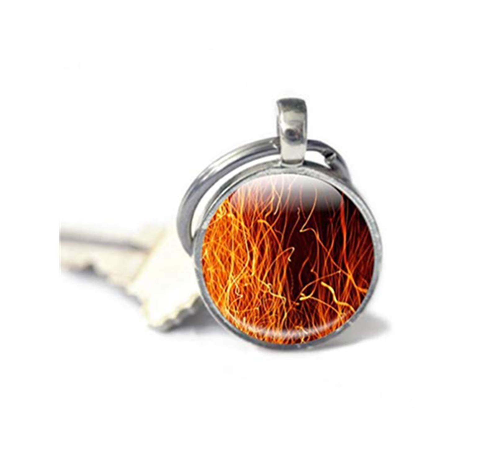 heng yuan tian cheng Fire Keychain