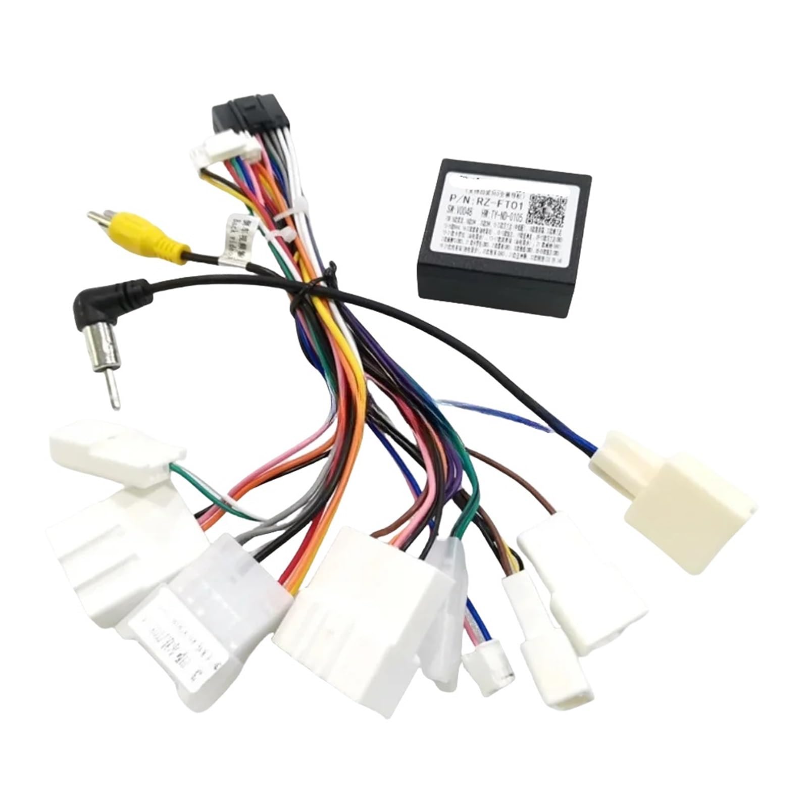 Adaptador de cable para radio estéreo de coche, caja CANbus FT-RZ-01, Android 16 pines, compatible con Toyota Alphard 2015, radio de coche 2 DIN.