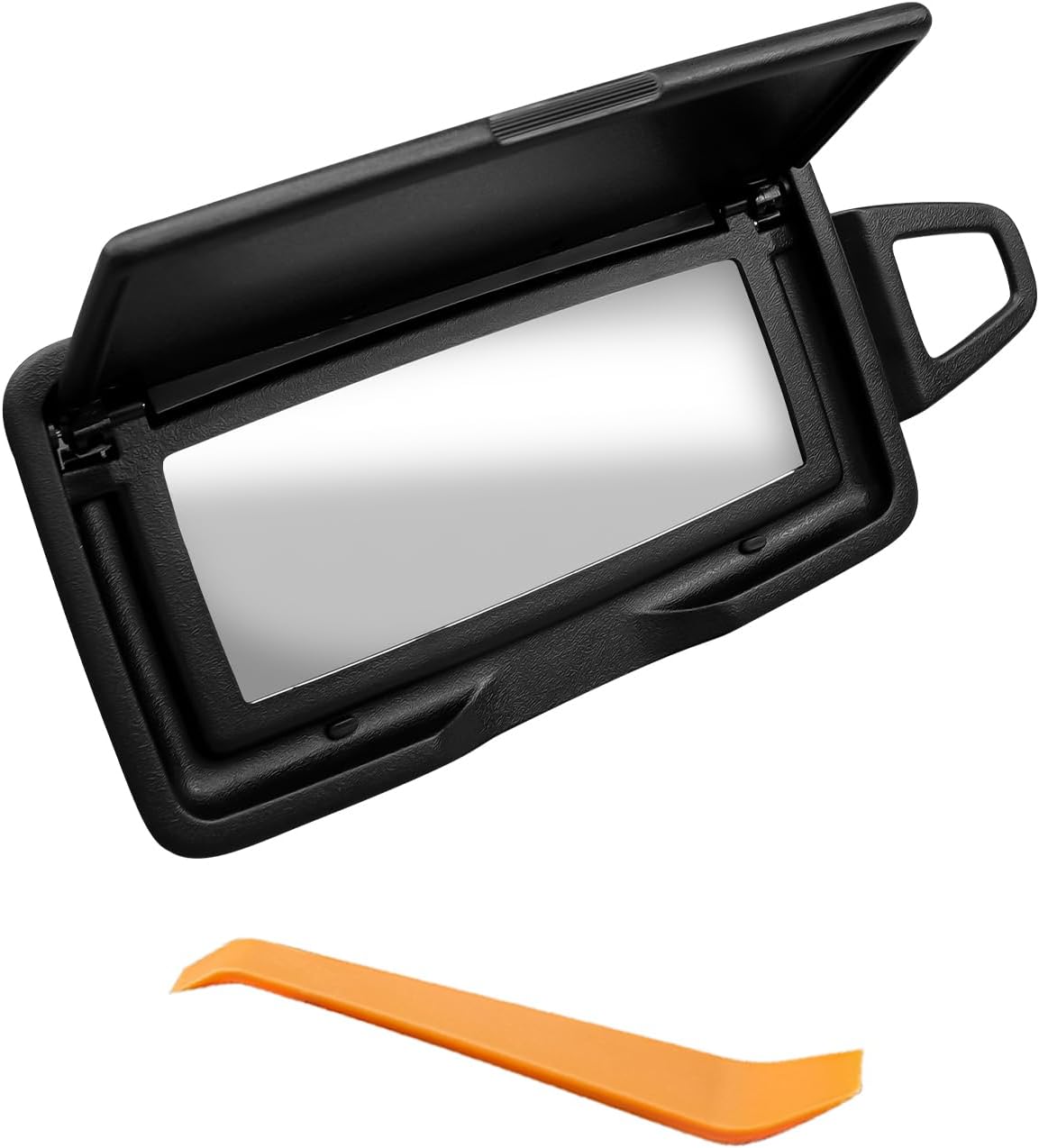 Left Sun Visor Vanity Mirror Cover Fit for Mercedes Benz ML/GL W166 GLA W156 GLC W253 GLE W292 GLS W166 W246 W205 W213 W222 Front Sun Visor Makeup Mirror Cap Black