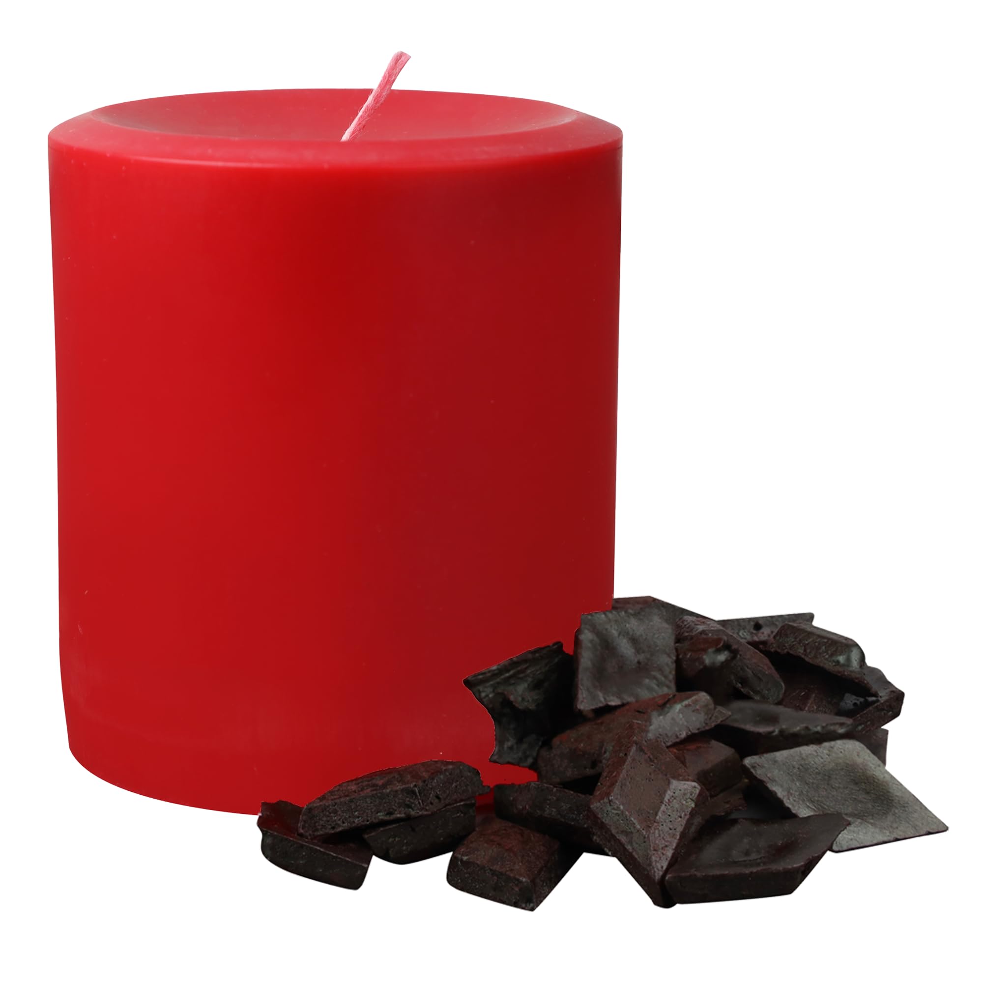 Red Candle Dye for Candle Making - Made in The USA - Easy to Use - Highly Concentrated - Candle Making Supplies for Soy or Paraffin Wax - Great Choice for Any Candle Maker - 25 Dye Chips