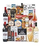 Lote 13: Cesta de Navidad Completa con Embutidos Ibéricos y Tres Vinos Seleccionados - Ibéricos a domicilio gourmet