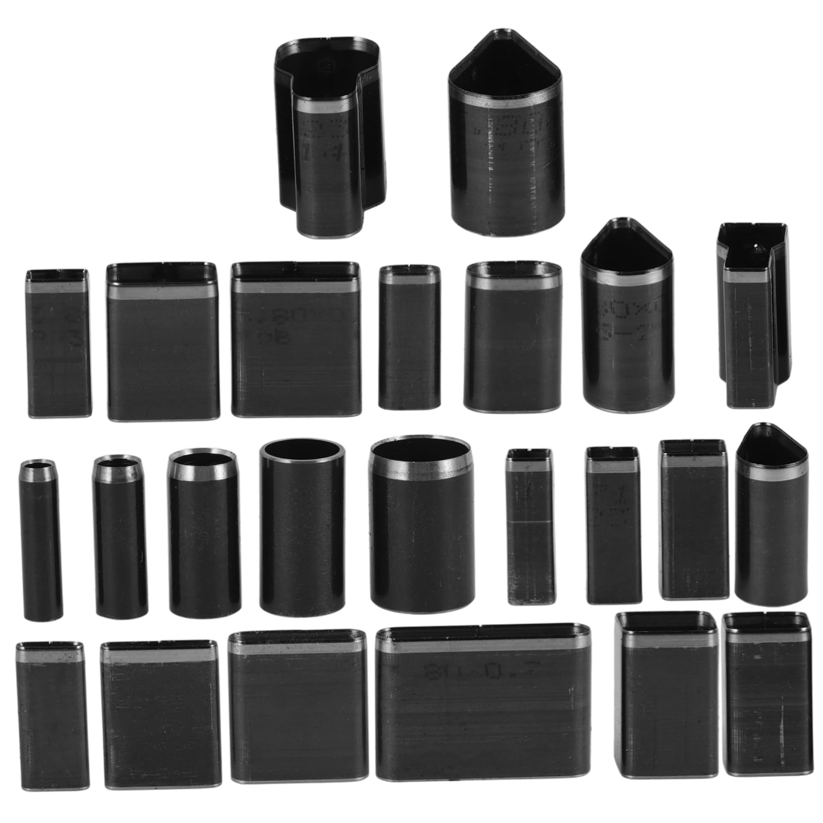 STOBOK 96 Piezas Funda De Cuero Perforadora Herramienta Para Cinturón De Cuero Herramienta Cortadora De Círculos Martillo Para Hacer Bolsas De Cuero Herramienta De Cuero Para
