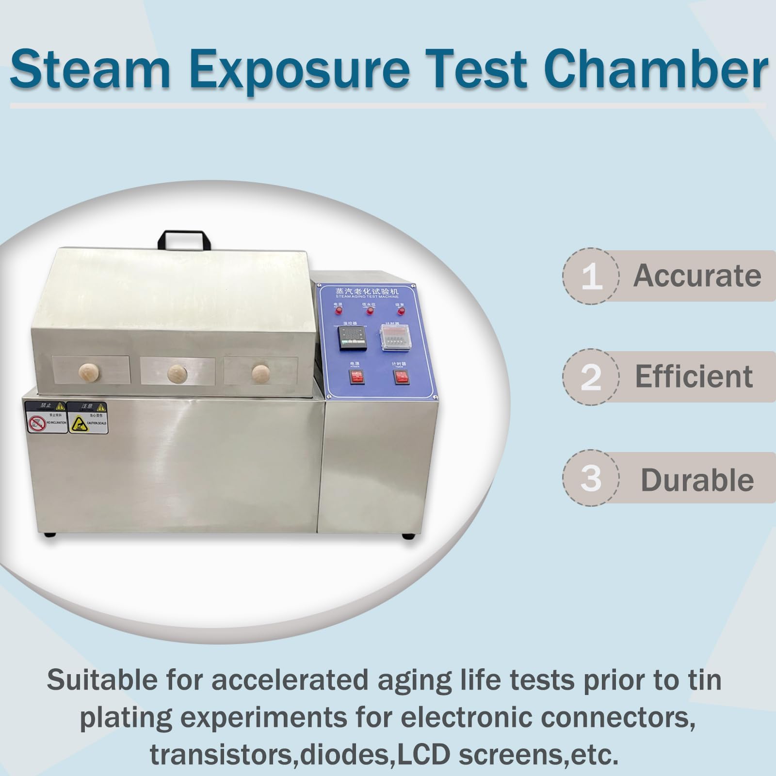 TECHTONGDA Steam Aging Chamber Lab Steam Aging Test Machine Electroplating Element Life Accelerated Steam Aging Testing Equipment 110V