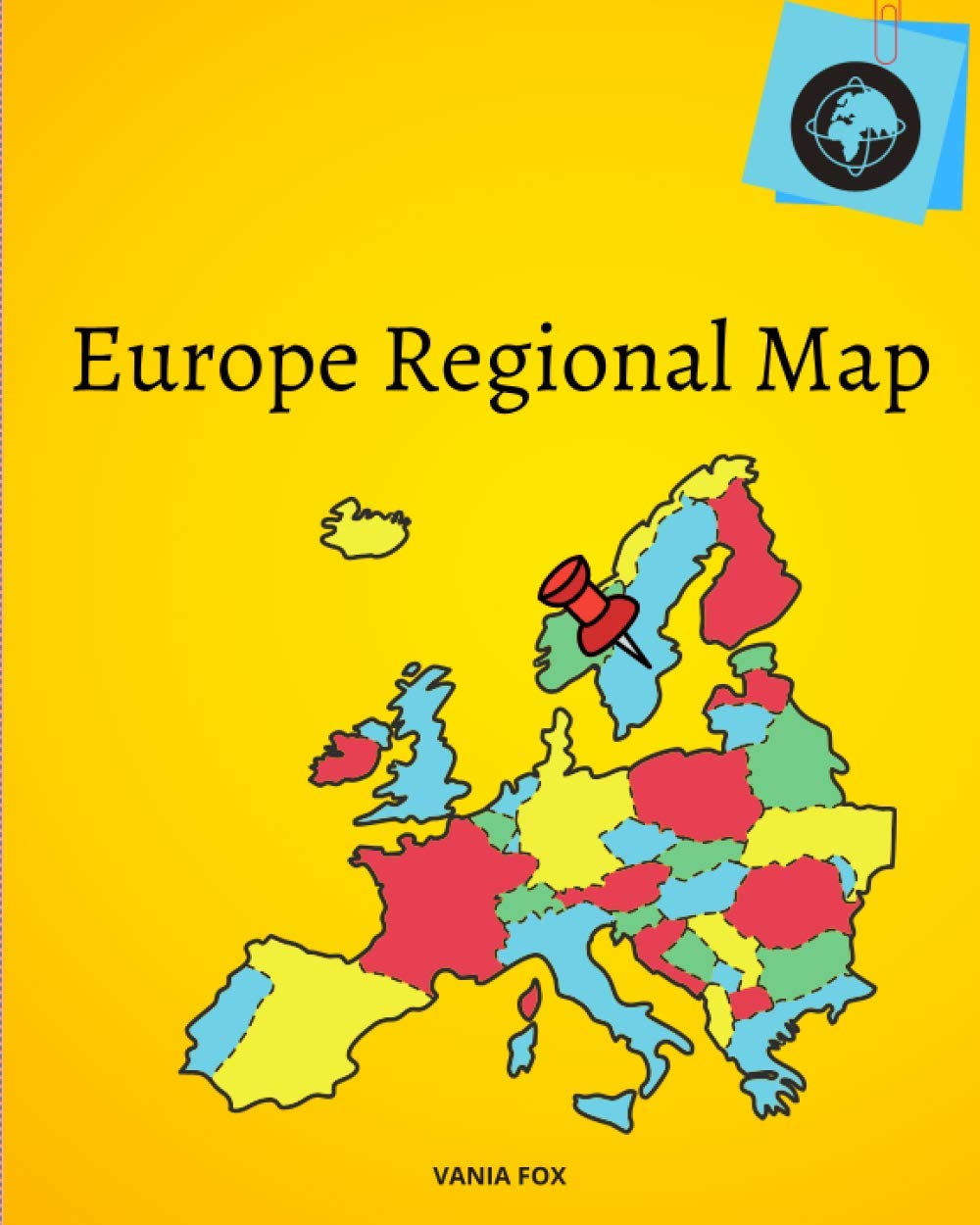 Europe Regional : Useful Europe  Black – Europe  Study For Kids – Europe  With Country Names –  Of First Higher Education Degrees – Europe Geography Book