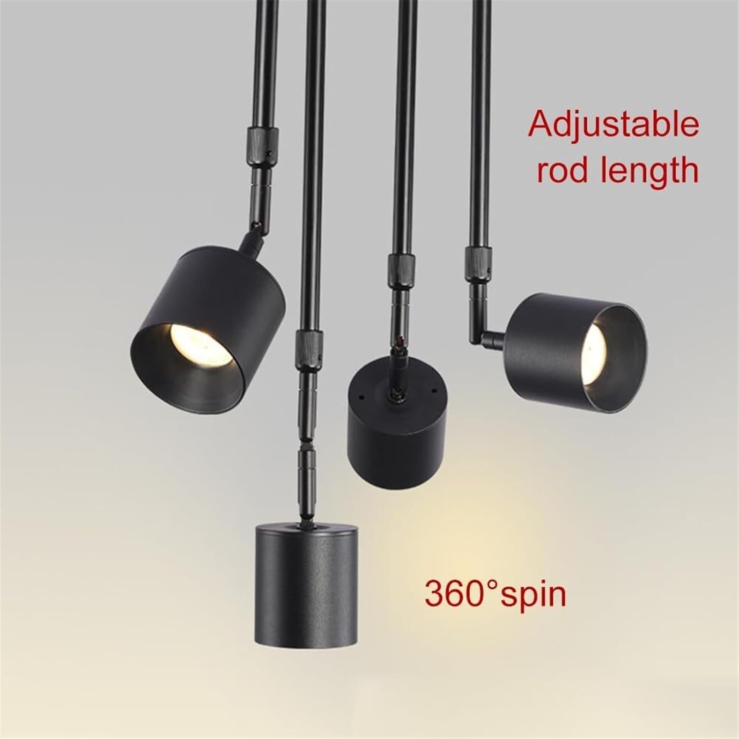 Lampada da Parete lineare in Metallo per Decorazione Domestica, Nera, a Striscia Lunga, Compatibile con Comodino, Illuminazione da corridoio, Applique a LED Moderne, Sinistra - Oro - 65 cm