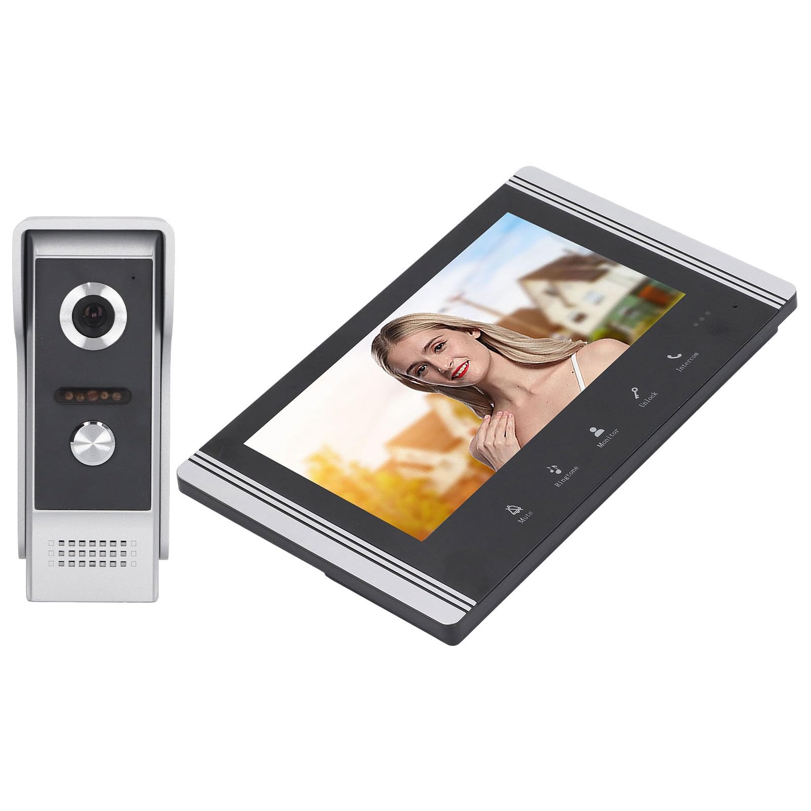 Dioche xrfs6vn7b2WiFi Wideodomofon Inteligentny 1 za 1 Telefon Wizualny Remoe Sterowanie Wideodomofon System Wejściowy, Wtyczka UE