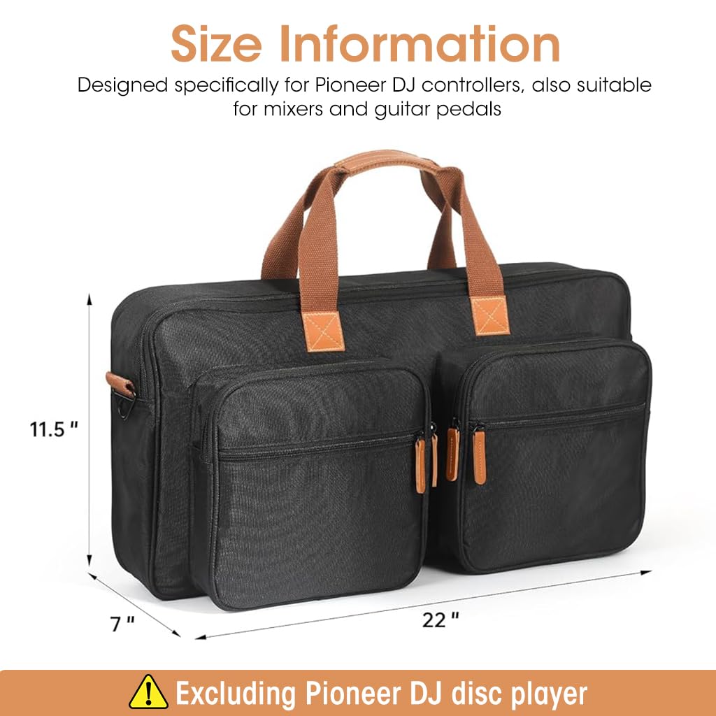 ZORBES® Protector Bag Storage Case, Carry Bag for Pioneer DJ DDJ 