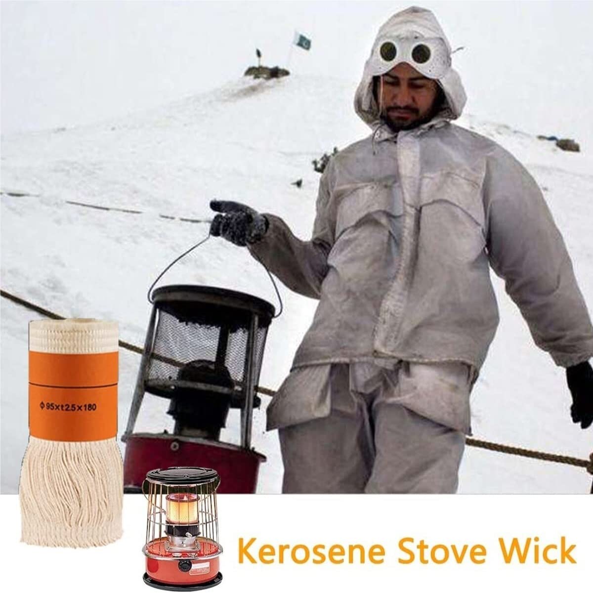 ARMARD Średnica 65/75/85/95 Outdoor Camping Nafta Rdzeń Kuchenka Domowe Ogrzewanie Rdzeń Pieca do Domu Wewnątrz Na Zewnątrz Kemping (1/2/4/6/8 Sztuk (Kolor: 8 szt., Rozmiar: 95xt2.5x180mm)