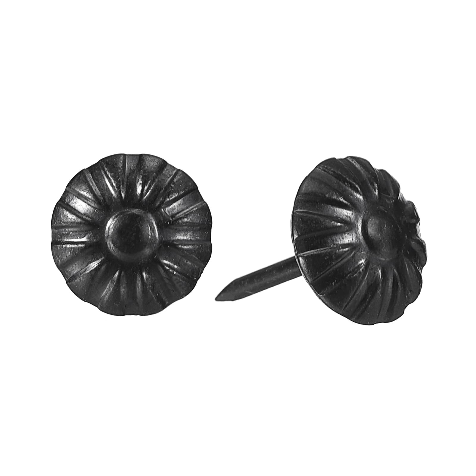 Pasadores de clavos de acero al carbono uxcell para tapizar sofás con acabado negro duradero