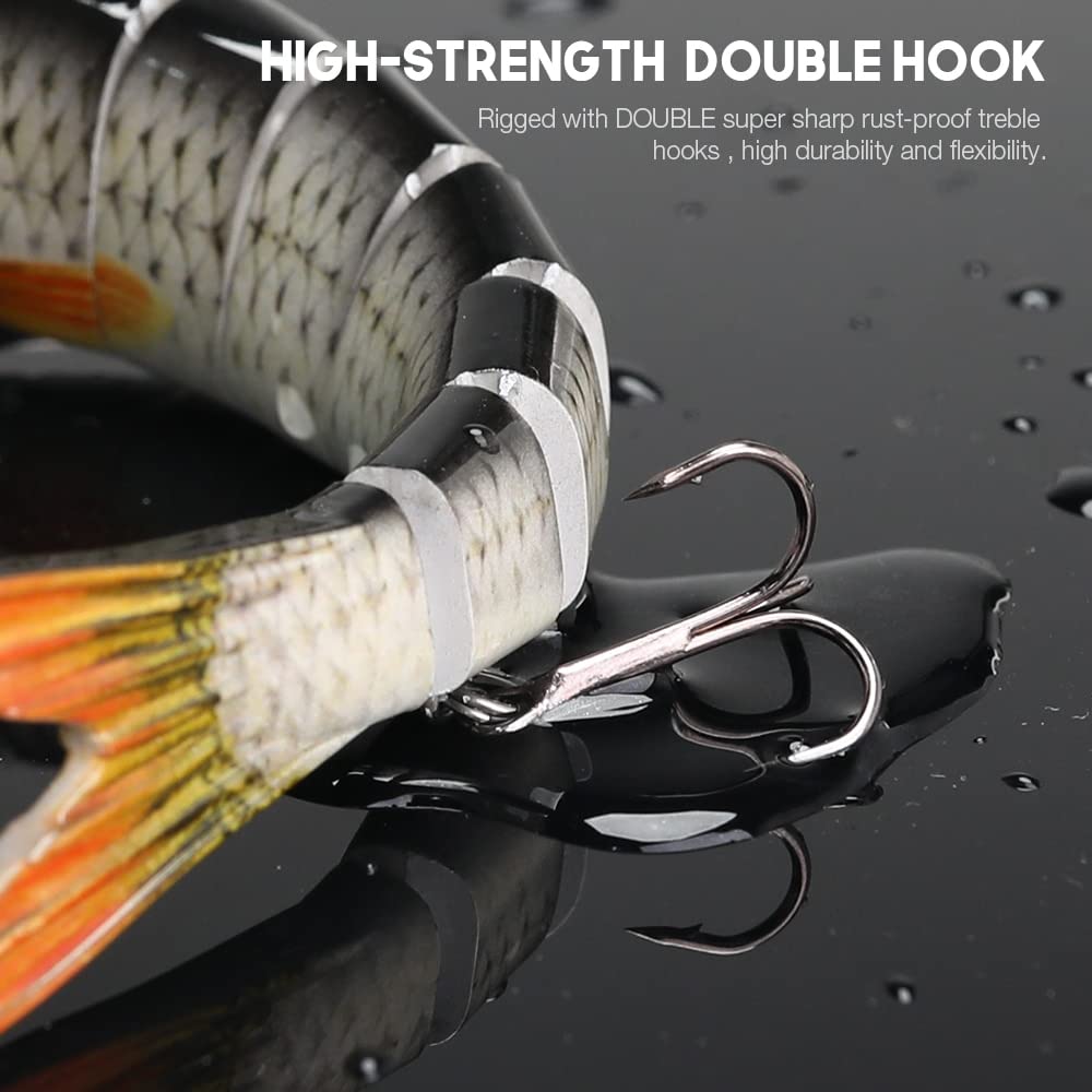 14 cm 23g S-Typ Schwimm sinkend Swimbait Topwater Köder Crankbait Popper River Fischereiköder (Color : 14cm 23g A1)