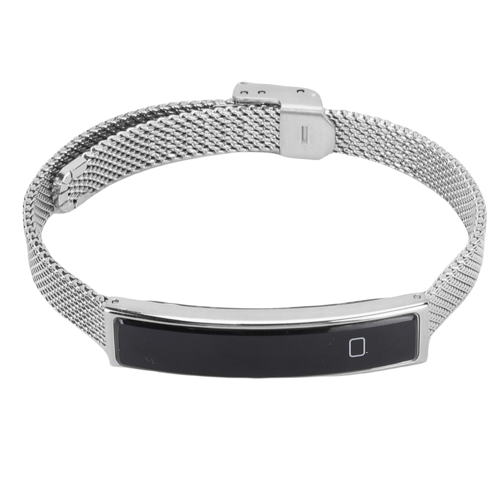 Oreilet Smart Bracelet, Waterproofing Activity Fitness Tracker with BT Phone Remote Shutter & APP & Step Counter & Calories Cost & Multiple Sports Modes, Smartwatch for Women Men (Silver)