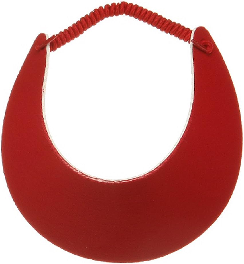 String Visor-Solid Red - Image 3