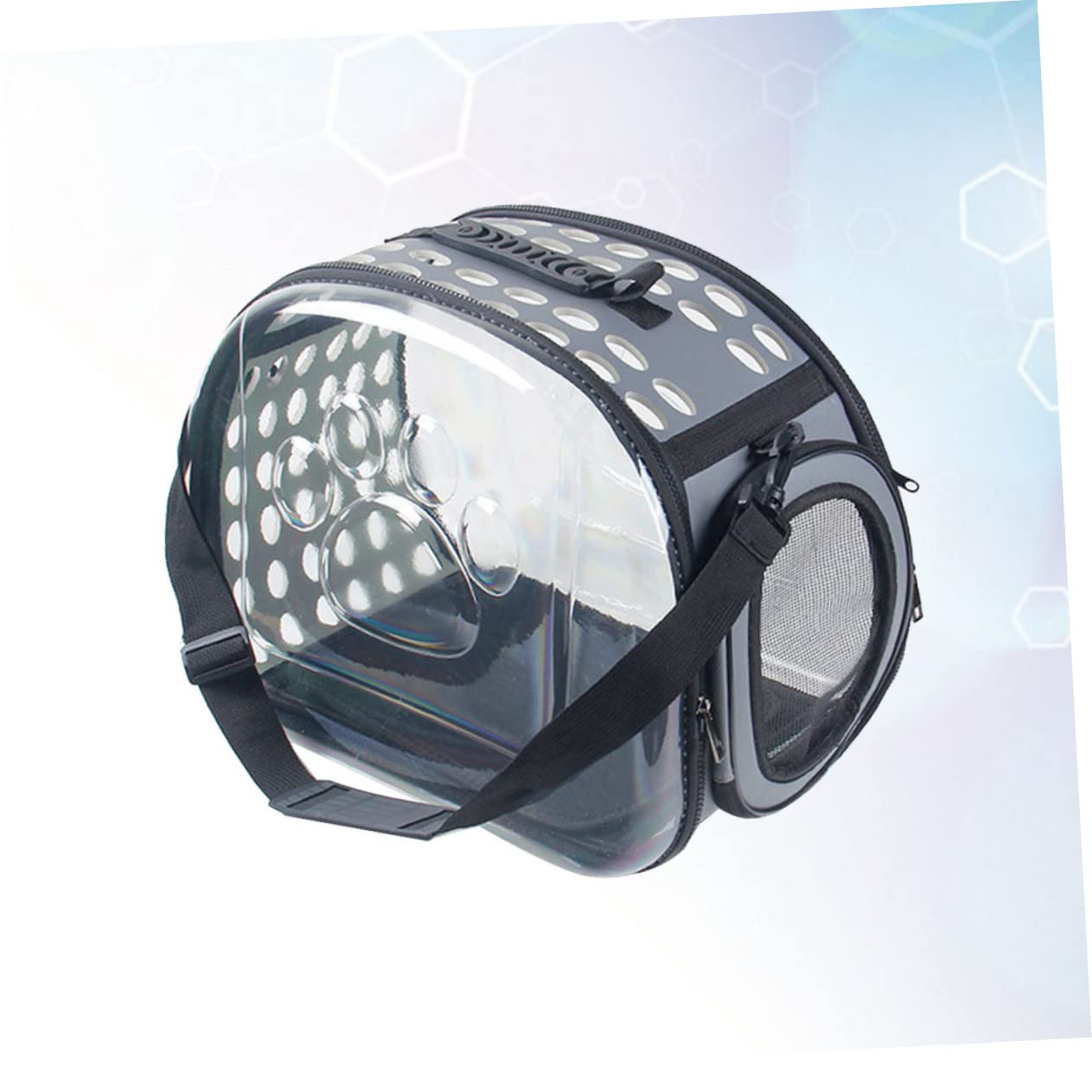 Zaino Trasportino per Gatto Trasparente Ventilazione Eva | Tracolla Estensibile Fibbia, per Viaggi e Sightseeing, Borsa da Viaggio per Animali
