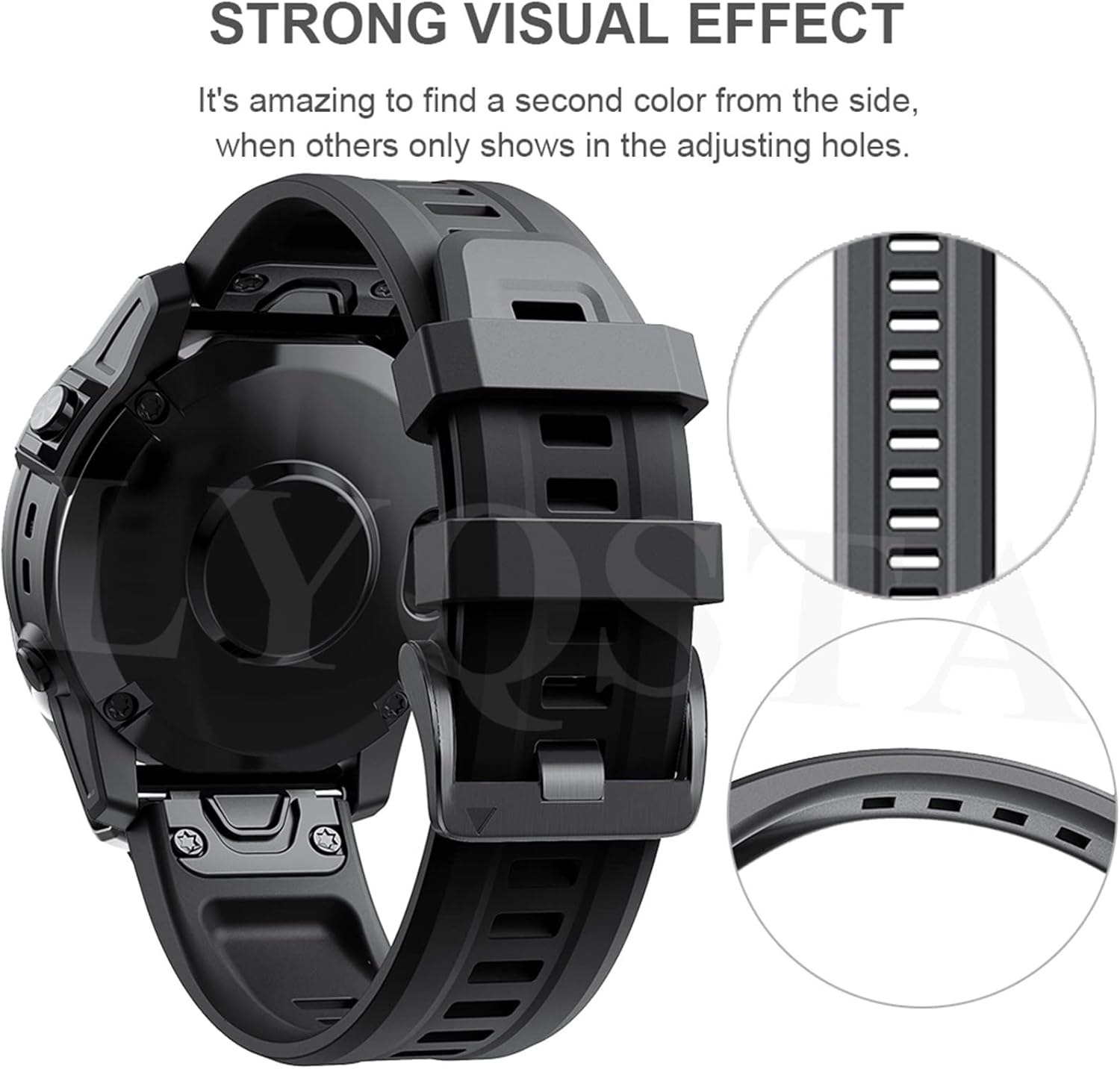QuickFit 26 22mm Smart Orinigal Straps For Garmin Fenix 7 7X EPIX 6 6X Pro 5 5X 3HR 945 Silicone Smartwatch Wrist Bands Bracelet
