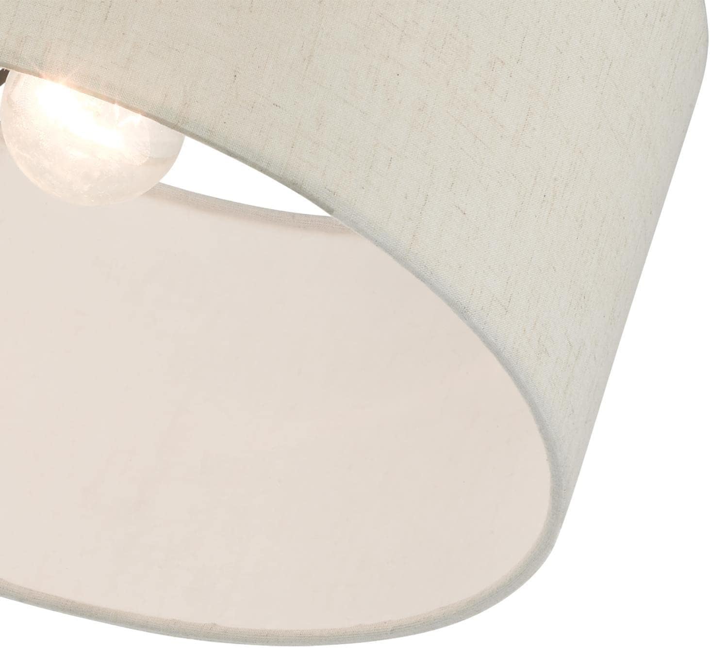 Meadow - 1 Light Semi-Flush Mount in Minimalist Style - 13 Inches Wide by 8.5 Inches high-English Bronze Finish