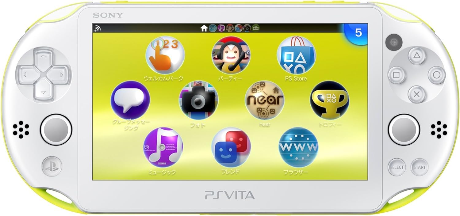 SONY PS vita ライムグリーン　ゲームソフト3本 セット SIE PlayStation Vita (プレイステーション ヴィータ) Value Pack PCHJ