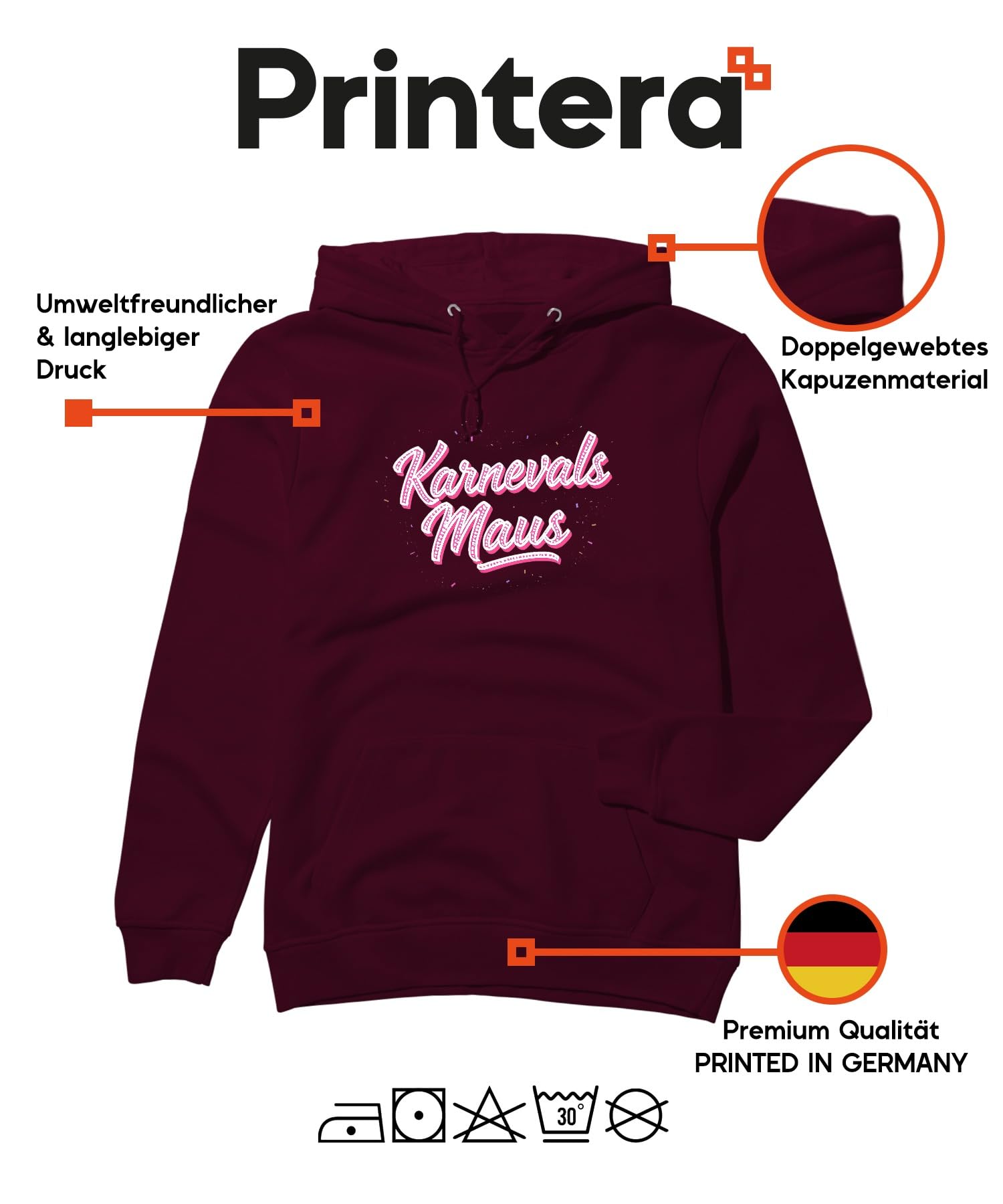 Karnawał myszką, karnawał, konfetti, różowy, uroczy kostium unisex bluza z kapturem