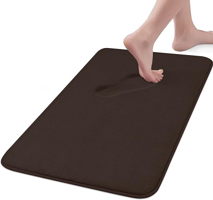MAYSHINE Memory Foam Non Slip Anti Fatigue Bath Mat Thick