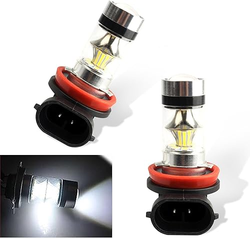 Miniatura 1 de Paquete de 2 bombillas LED antiniebla 90059006 para automóvil, luces de haz bajo de 12 V, 100 W, luz delantera de 6500 K, luces de circulación